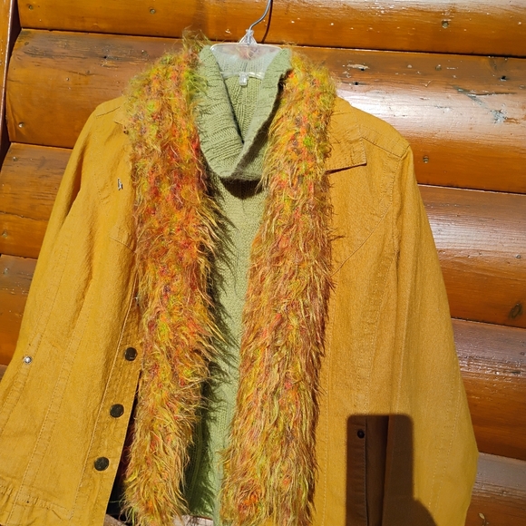 βοΈ Casual Corner Annex Plum Collared Button Up Long Sleeve Cardigan Sweater L - Picture 10 of 16